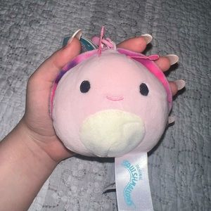 BNWT 3.5” Silvina Snail Clip Squishmallow